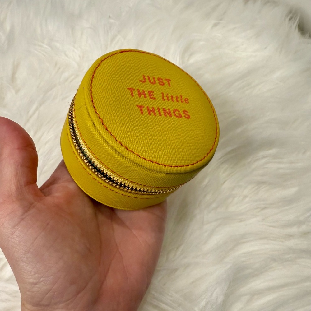 Anthropologie Ondine Catchall Pouch - Mustard Yellow - Picture 12 of 15